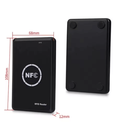 קורא כרטיסי RFID מעתיק משכפל מפתח NFC 13.56MHz 