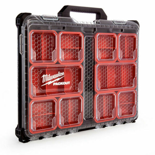 אורגנייזר מקצועית עד 10 תאים מסדרת PACKOUT המודולרית מבית milwaukee