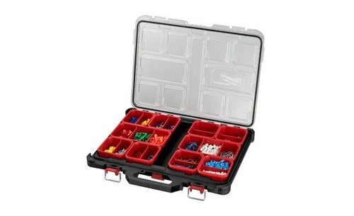 אורגנייזר מקצועית עד 10 תאים מסדרת PACKOUT המודולרית מבית milwaukee