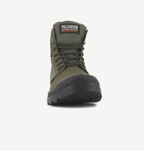 נעלי פלדיום אטומות למים מעור בצבע זית | 41-47 |  PALLADIUM PAMPA SC WPN U-S OLIVE 77235-325-M