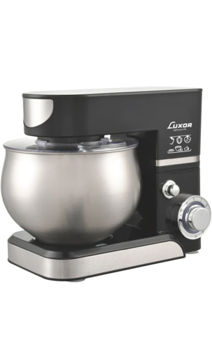 מיקסר נירוסטה 5 ליטר שחור 1000W LUXOR