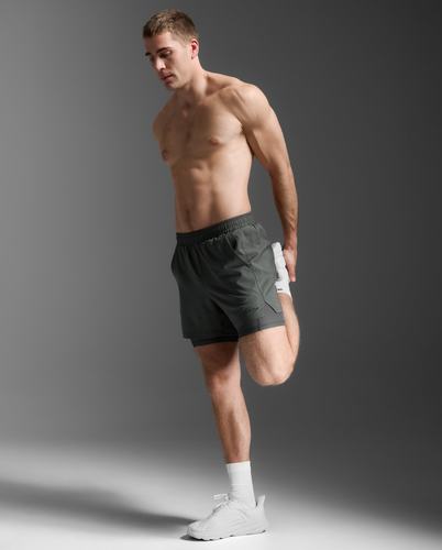 מכנס ריצה Aero Mesh 2-in-1 5 Inch Short JUP/BRF