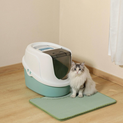 אמ פטס M-Pets לחתול שטיח פטנט מלבני לרוחב בצבע ירוק 