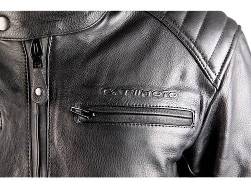 מעיל עור גברים קאט 2 מוטו שחור – CAT2MOTO VEGA LEATHER JACKET