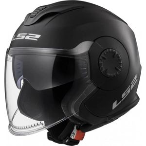 קסדת 3/4 אל אס 2 ורסו שחור מט – LS2 OF570 VERSO SINGLE MONO MATT BLACK