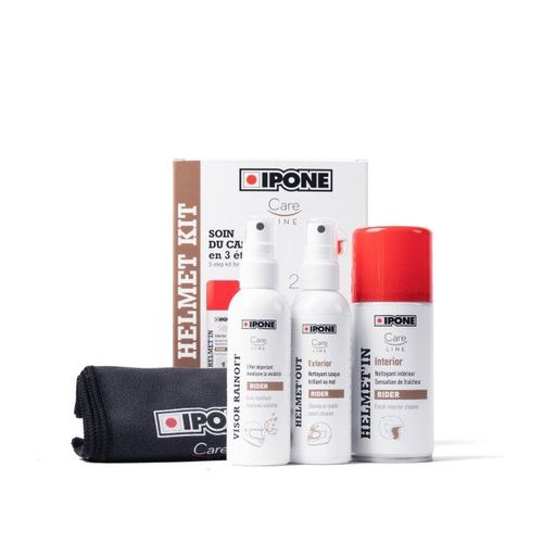 סט טיפול וניקוי הקסדה איפון – IPONE HELMET KIT