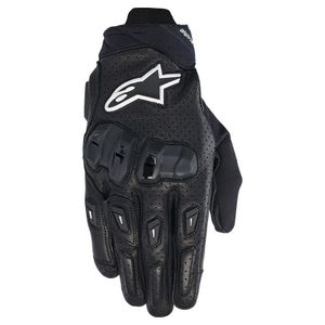 כפפות רכיבה קיץ מעור אלפינסטארס שחור/ לבן – ALPINESTARS SP X-7