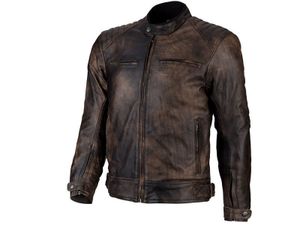 מעיל עור גברים קאט 2 מוטו חום – CAT2MOTO VEGA LEATHER JACKET