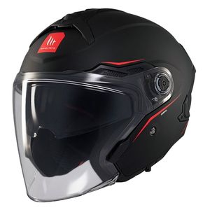 קסדה 3/4 אמ טי קוסמו שחור מט – MT COSMO SV SOLID MATT BLACK