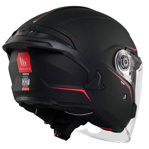 קסדה 3/4 אמ טי קוסמו שחור מט – MT COSMO SV SOLID MATT BLACK