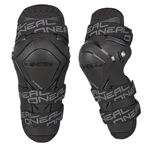 מגני ברכיים אוניל שחור קרבון – ONEAL POMPGUN MX CARBON KNEE GUARD