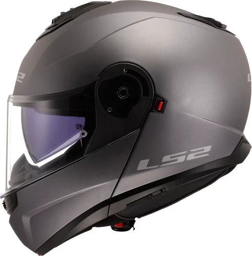 קסדה נפתחת אל אס 2 סטרוב 2 טיטניום מט – LS2 FF908 STROBE II MATT TITANIUM