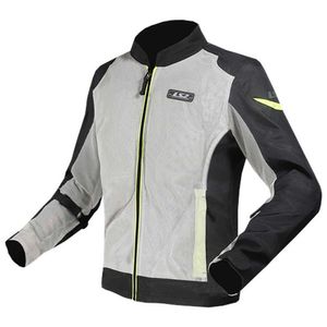מעיל קיץ גברים אל אס 2 אפור/ שחור – LS2 AIRY EVO MAN JACKET BLACK GREY YELLOW