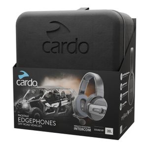 אוזניות ייעודיות עם דיבורית -CARDO PACKTALK EDGEPHONES SIDE BY SIDE -RZR
