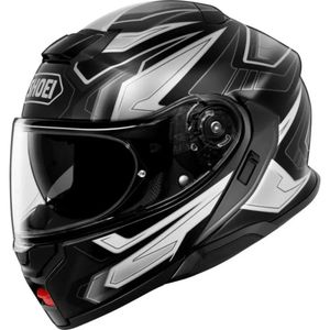 קסדה נפתחת שואי נאוטק 3 שחור/ לבן/ אפור – SHOEI NEOTEC III ANTHEM TC-5