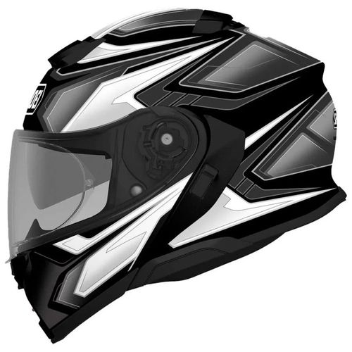 קסדה נפתחת שואי נאוטק 3 שחור/ לבן/ אפור – SHOEI NEOTEC III ANTHEM TC-5