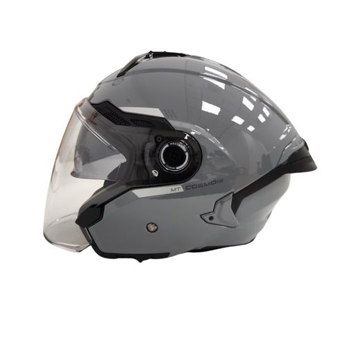 קסדה 3/4 אמ טי קוסמו אפור בטון מבריק – MT COSMO SV SOLID NARDO GREY GLOSS