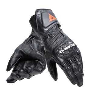 כפפות רכיבה מעור ארוכות דיינז שחור – DAINESE CARBON 4 LONG LEATHER GLOVES