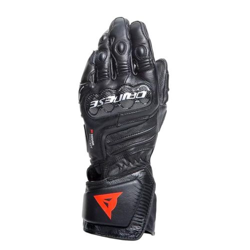 כפפות רכיבה מעור ארוכות דיינז שחור – DAINESE CARBON 4 LONG LEATHER GLOVES