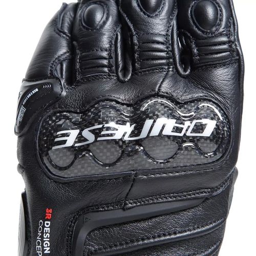 כפפות רכיבה מעור ארוכות דיינז שחור – DAINESE CARBON 4 LONG LEATHER GLOVES