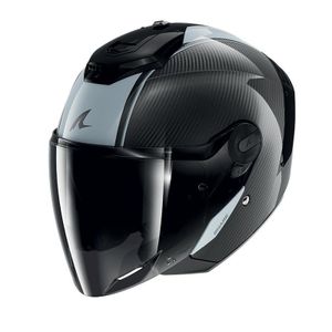 קסדת 3/4 שארק קרבון/ אפור – SHARK RS JET CARBON SKIN