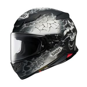 קסדה מלאה שואי אן אקס אר 2 שחור/ לבן – SHOEI NXR II GLEAM TC-5