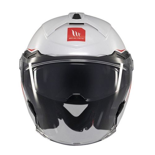 קסדה 3/4 אמ טי קוסמו לבן מבריק – MT COSMO SV SOLID WHITE GLOSS