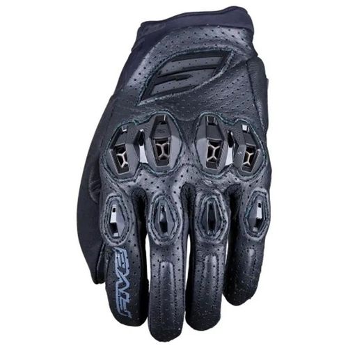 כפפות רכיבה קיץ מעור פייב שחור – FIVE STUNT EVO 2 LEATHER