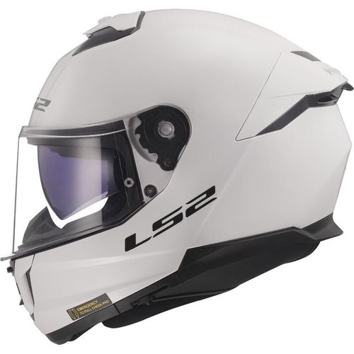 קסדה מלאה אל אס 2 סטרים 2 לבן מבריק – LS2 STREAM II FF808 GLOSS WHITE