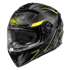 קסדה מלאה פרימייר קרבון מבריק/ צהוב – PREMIER DEVIL CARBON ST Y
