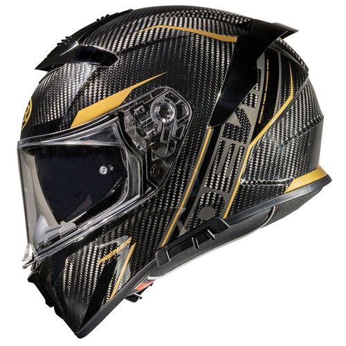 קסדה מלאה פרימייר קרבון מבריק/ זהב – PREMIER DEVIL CARBON GOLD ST19