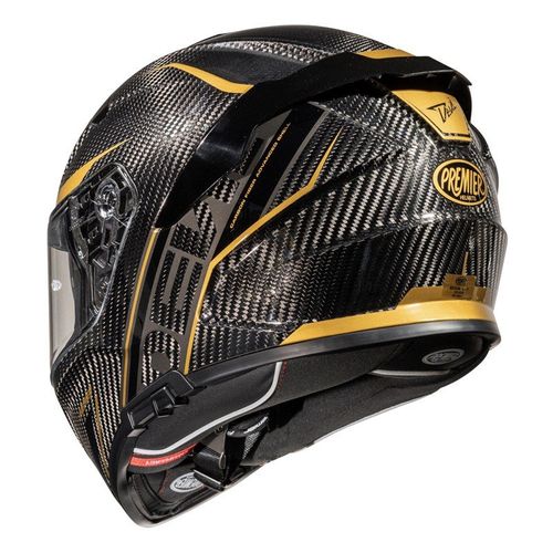 קסדה מלאה פרימייר קרבון מבריק/ זהב – PREMIER DEVIL CARBON GOLD ST19