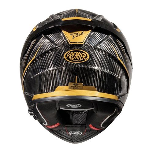 קסדה מלאה פרימייר קרבון מבריק/ זהב – PREMIER DEVIL CARBON GOLD ST19
