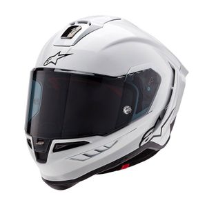 קסדה מלאה ספורטיבית אלפינסטארס לבן מבריק – ALPINESTARS SUPERTECH R10 GLOSS WHITE