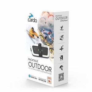 דיבורית בלוטוס לספורט אקסטרים קארדו לבן – CARDO PACKTALK OUTDOOR