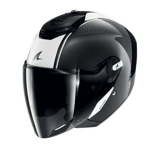 קסדת 3/4 שארק קרבון/ לבן – SHARK RS JET CARBON SKIN