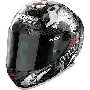 קסדה מלאה נולאן שחור/ לבן – NOLAN X-804 RS UC REPLICA