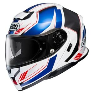 קסדה נפתחת שואי נאוטק 3 לבן/ כחול/ אדום – SHOEI NEOTEC III GRASP TC-10