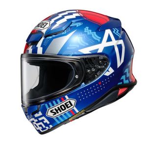 קסדה מלאה שואי אן אקס אר 2 כחול/ אדום/ לבן – SHOEI NXR II DIGGIA TC-10