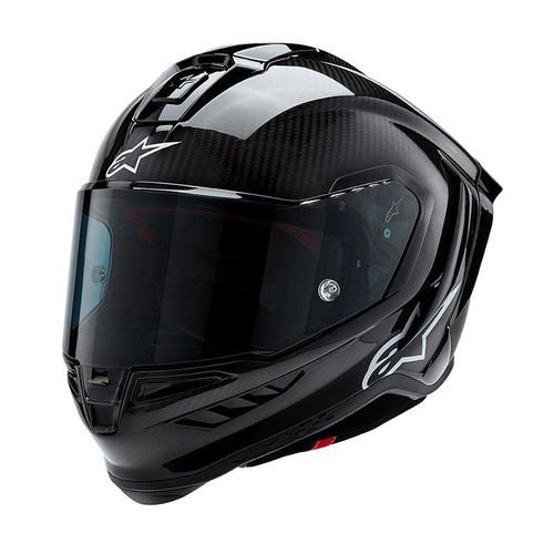 קסדה מלאה ספורטיבית אלפינסטארס קרבון מבריק – ALPINESTARS SUPERTECH R10 CARBON