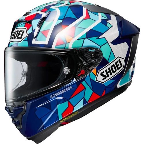 קסדה מלאה שואי כחול/ לבן/ אדום – SHOEI X-SPR PRO MARQUEZ BARCELONA TC-10