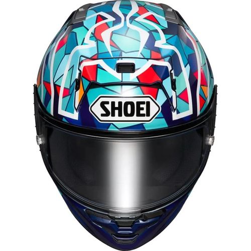 קסדה מלאה שואי כחול/ לבן/ אדום – SHOEI X-SPR PRO MARQUEZ BARCELONA TC-10