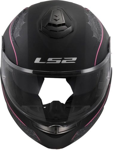 קסדה נפתחת אל אס 2 סטרוב שחור/ ורוד – LS2 FF908 STROBE II LUX BLACK PINK
