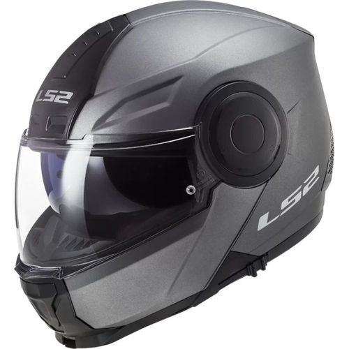 קסדה נפתחת אל אס 2 סקופ טיטניום מט – LS2 FF902 SCOPE SOLID MATT TITANIUM