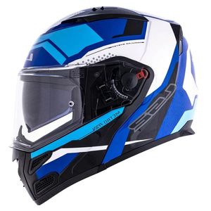 קסדה נפתחת אל אס 2 מטרו כחול/ לבן/ שחור מט – LS2 FF324 METRO COMPLEX MATT BLACK WHITE BLUE
