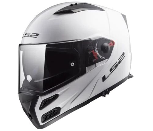 קסדה נפתחת אל אס 2 מטרו לבן מבריק – LS2 FF324 METRO SINGLE MONO GLOSS WHITE