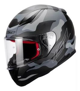 קסדה מלאה אל אס 2 רפיד צבאי שחור/אפור מט – LS2 FF353 RAPID ARMY MATT GREY BLACK