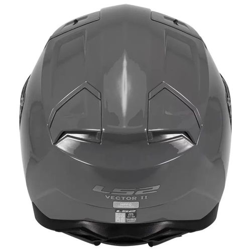 קסדה מלאה אל אס 2 וקטור וו אפור בטון – LS2 FF811 VECTOR II SOLID NARDO GREY