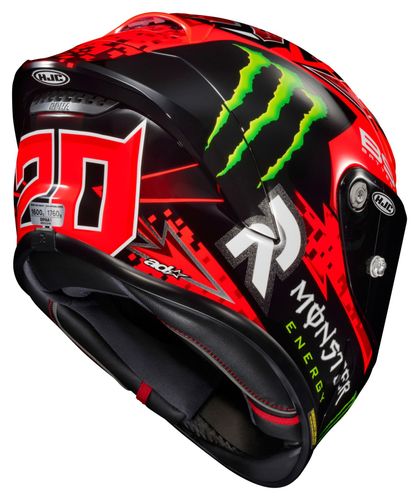 קסדה מלאה אייג' ג'יי סי אדום/ שחור – HJC RPHA 1 MONSTER QUARTARARO REPL