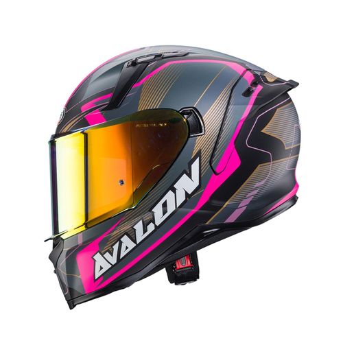 קסדה מלאה קאברג אבלון שחור/ ורוד – CABERG AVALON BLACK PINK